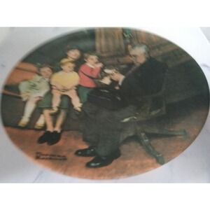 Rockwell Heritage Collection Plate #16 The Family Doctor(1992 Bradex)